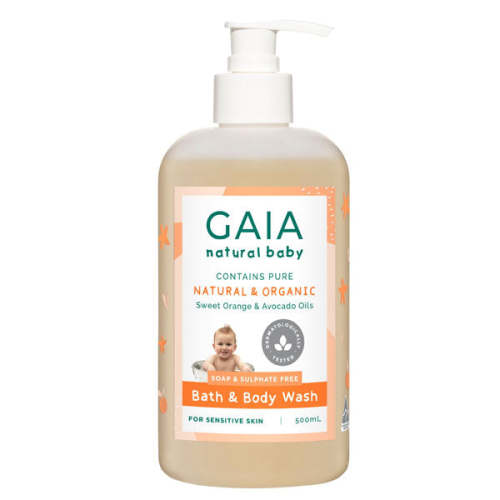 GAIA Natural Baby Bath & Body Wash 500ml – Baby Kingdom