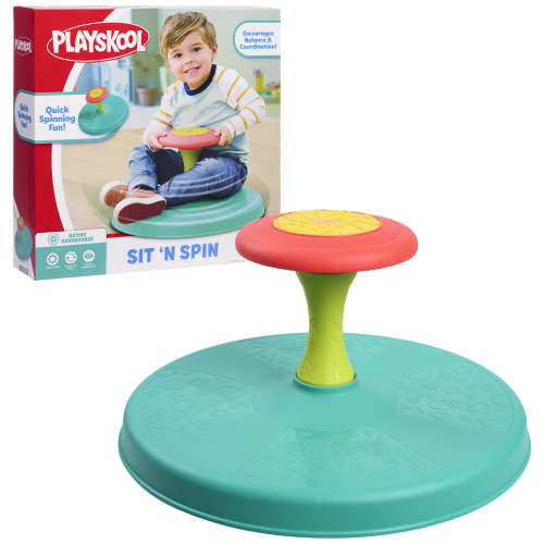 Playskool Sit ’n Spin Activity Toy, Spinning Seat, Kids Ages 18 Months and up