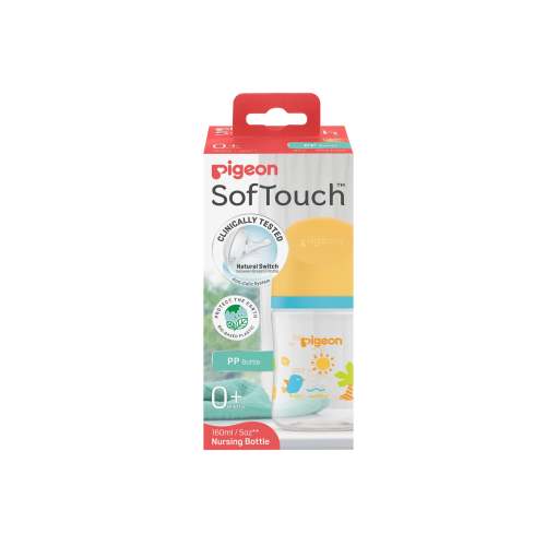 SOFTOUCH NURSING BOTTLE PP 160ML SUMMER – Pigeon Australia