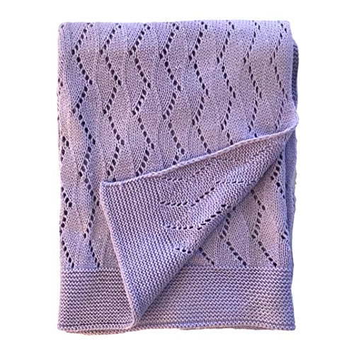 Effe Bebe Ravelry Knitted Baby Blanket Lavender 30'x40' (1 Count) - Walmart.ca