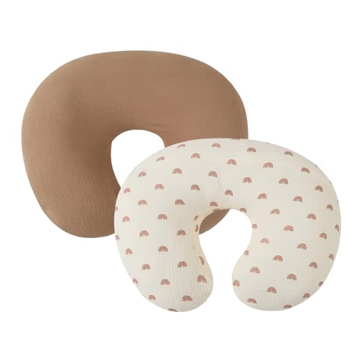 2pcs/Set Removable Baby Feeding Pillow Case Newborns Breastfeeding Cushion Covers Detachable Sleeve for Boys Girls