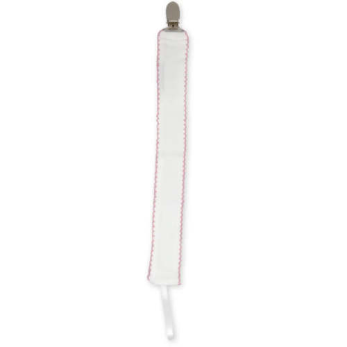 Legacy Pacifier Clip: Park White, Park Pink