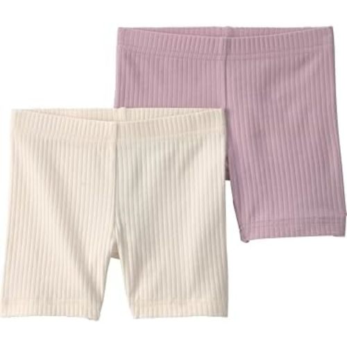 Little Planet by Carter's Baby Girls' 2-Pack Shorts Made with Organic Cotton