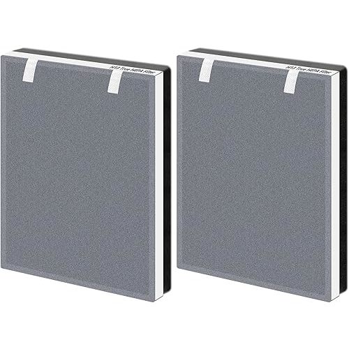 Vital 100 Replacement Filter for LEVOIT Vital 100 Air Purifier, Funmit 3-in-1 H13 True HEPA High-Efficiency Activated Carbon Filter, Compared to Part # Vital 100-RF, 2 Pack