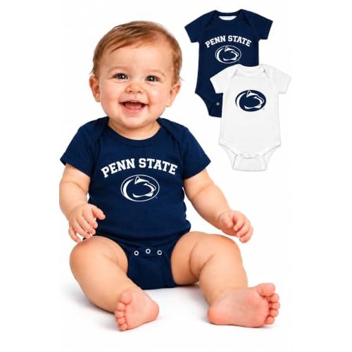 Two Feet Ahead 2 Pack Baby Bodysuit Creeper Newborn Infants Licensed Sizes Newborn 6M 12M 18M
