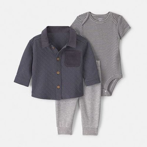 Baby Boy Carter's 3-Piece Layering Set with Long Sleeve Top, Bodysuit & Pants