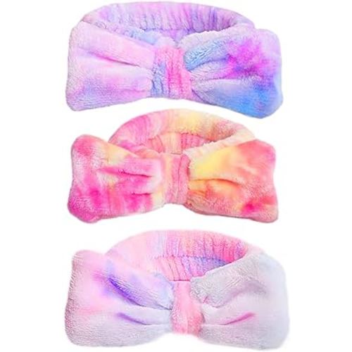 WSYUB Spa Headband,Makeup&Skincare Headbands,Headband for Washing Face,Teen Girls Stocking Stuffers Fuzzy Hair Bands for Women,Christmas Gifts for Teens