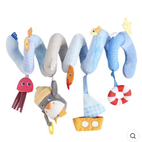 Penguin Activity Spiral Stroller & Car Seat Toy– HABA USA