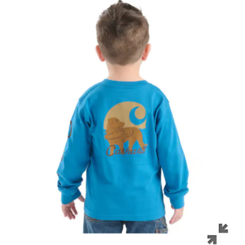 Boys' Long Sleeve Dog Pocket T-Shirt (Toddler/Child/Youth) | Kids' Graphics | Carhartt