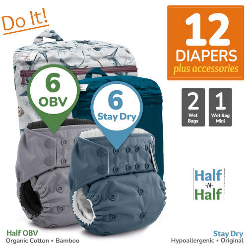 Cloth Diaper Bundle - Do It! | Rumparooz G3 Stay Dry Original + OBV ::