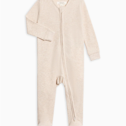 Lane Waffle Knit Zipper Sleeper