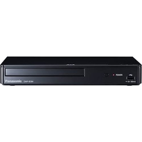 Panasonic Blu-Ray Player with Full HD Picture Quality and Hi-Res Dolby Digital Sound, DMP-BD84P-K Blu Ray DVD Player, Black