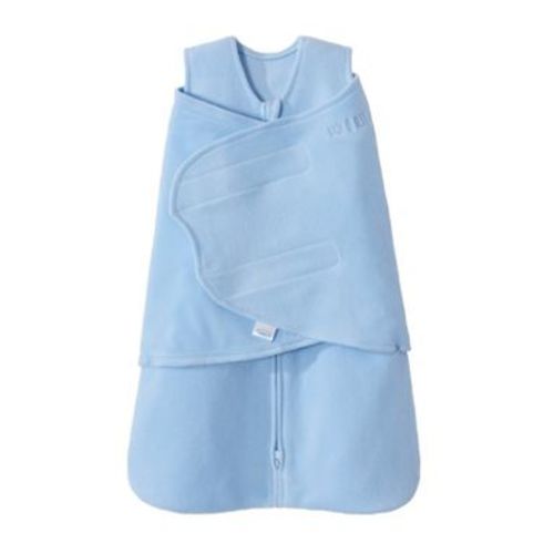 HALO Sleepsack Micro-Fleece Swaddle Wrap - Baby Blue Newborn