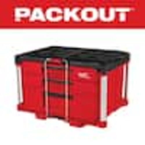 Milwaukee PACKOUT 22 in. Modular 3-Drawer Multi Drawer Tool Box with Metal Reinforced Corners and 50 lbs. Capacity 48-22-8447