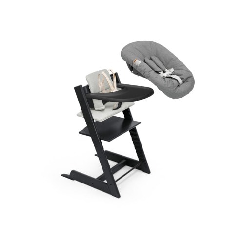 Tripp Trapp® Highchair², Cushion, Newborn Set & Stokke® Tray $597 Value