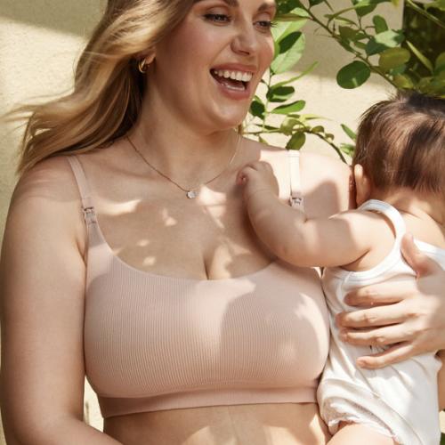 Ribbed Scoop Nursing Bralette