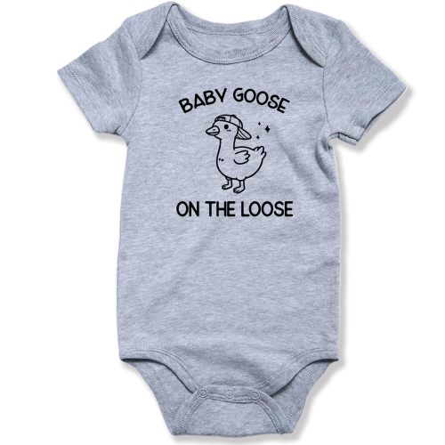 hrcfbk Newborn Infant Baby Boys Girls Bodysuit Short Sleeve Funny Letters Print Romper Reveal Pregnancy Announcement Clothes