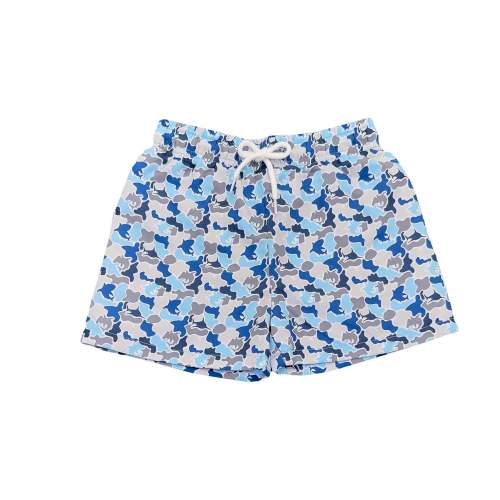 Saint Simons Swim Trunk Blue Camo