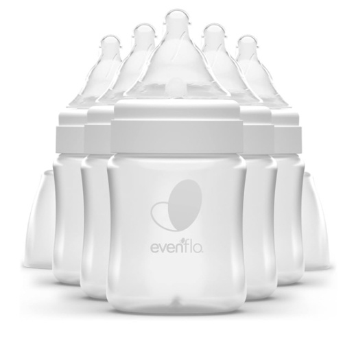 Evenflo Feeding Premium Proflo Venting Balance Plus Wide Neck Baby, Newborn and Infant Bottles - Developed by Pediatric Feeding Specialists - 5 Ounce (Pack of 6)