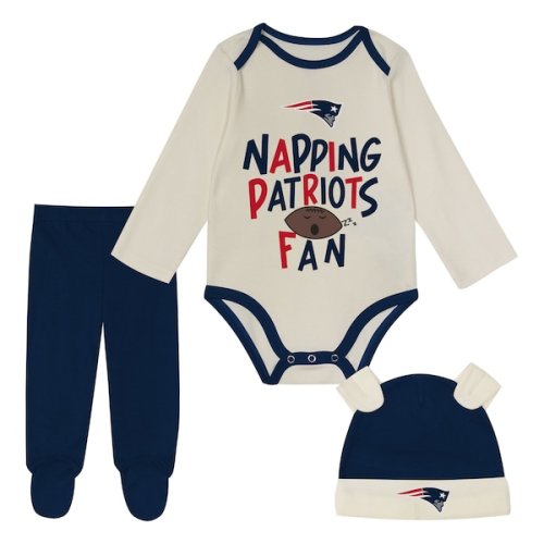 Infant Outerstuff New England Patriots Little Champ Three-Piece Set