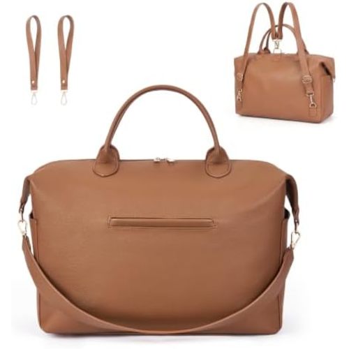 Diaper Bag Tote Convertible Vegan Leather Diaper Tote Backpack Diaper Mommy Bags Hospital Bag Work Totes
