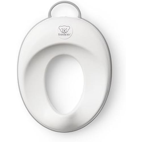 BABYBJORN Toilet Trainer, White/Gray