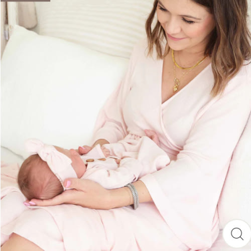 Bamboo Knit Maternity Robe | Solids