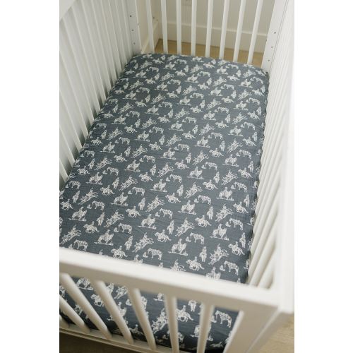 Muslin Crib Sheet | Wild West