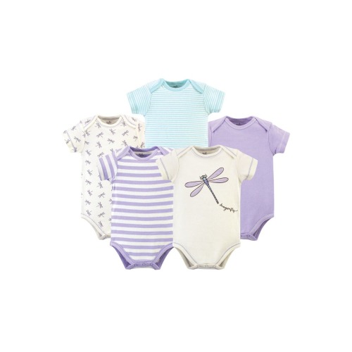 Organic Cotton Bodysuits, 3-6M