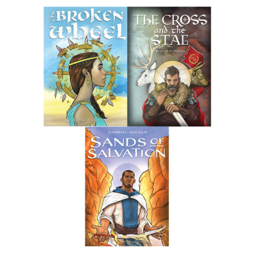 Among the Saints 3-Book Set (The Cross and the Stag, The Broken Wheel, Sands of Salvation)
