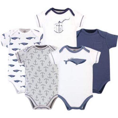 Organic Cotton Bodysuits, 3-6M