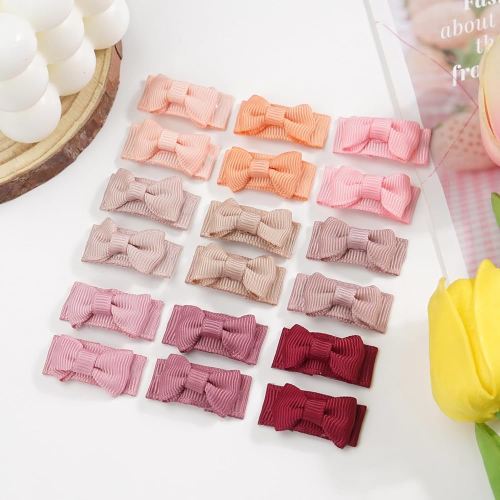 Mini Grosgrain Ribbon Snap Clips