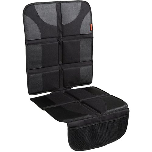 Lusso Gear Car Seat Protector (Black, for Baby Car Seat) - For Baby Car Seat