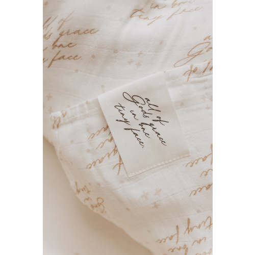 All of Gods Grace in One Tiny Face Swaddle Blanket – OUR HOUSE ABOVE