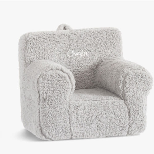 Anywhere Chair®, Gray Cozy Sherpa