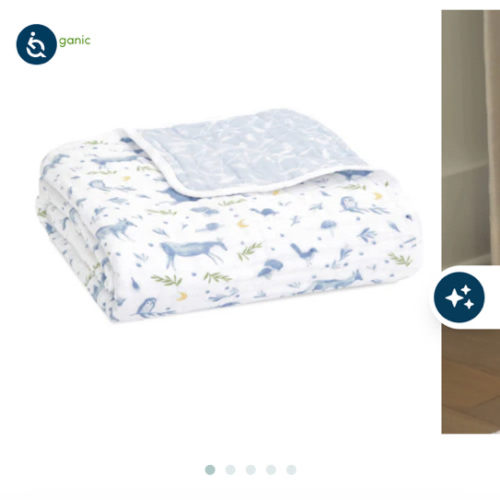 Outdoors Organic Cotton Baby Blanket | aden + anais