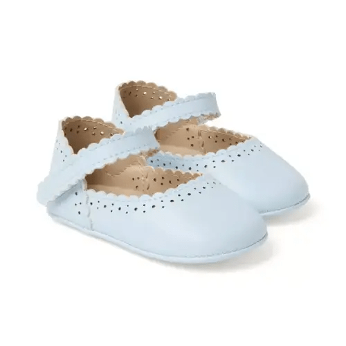 Baby Bundle Blue Baby Scalloped Ballet Flat by Janie and Jack