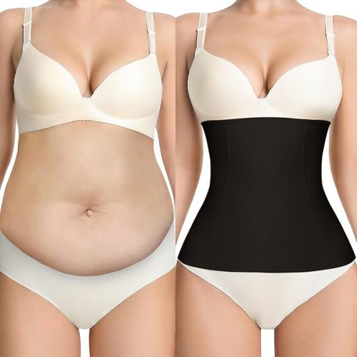 sellto Waist Trainer for Women Tummy Control Postpartum Recovery Belt Waist Cincher Body Shaper