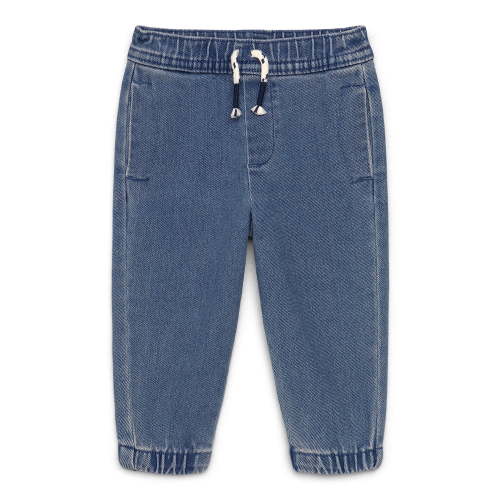Garanimals Baby Boy Denim Drawstring Jogger Pants, Sizes 0M-24M