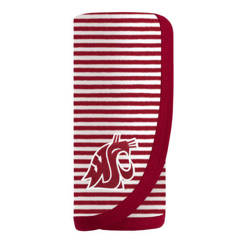 Washington State Cougars Striped Blanket | College Baby
