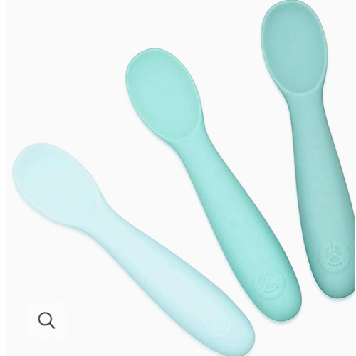 Baby-Led Weaning Silicone Spoons – Set of 3 with travel case