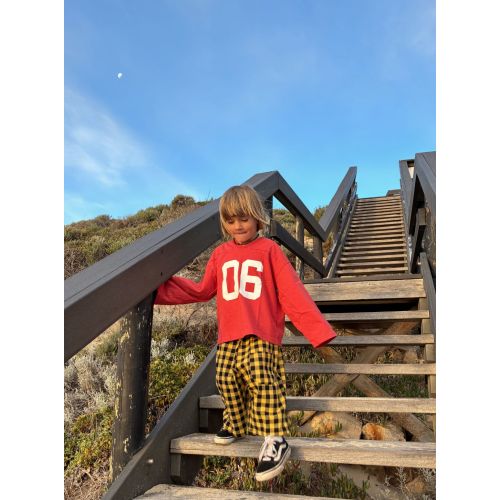 rookie long sleeve tee | rosso