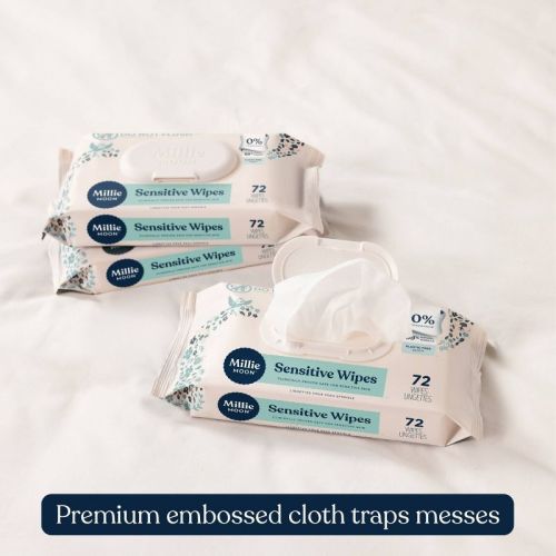 Millie Moon Sensitive Wipes Multi Bag - 216ct