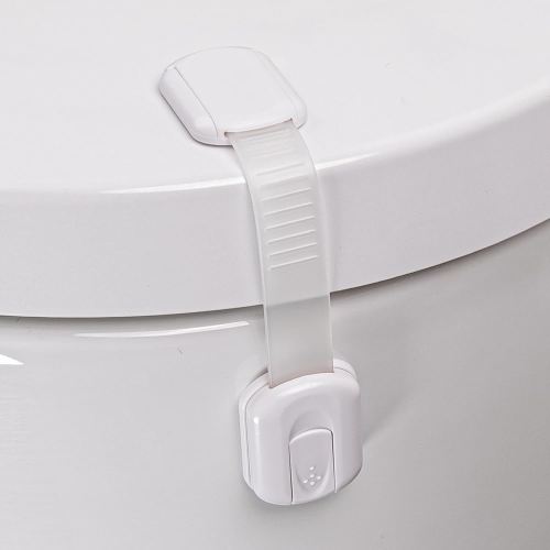 2-Pack Toilet Locks Baby Proof - Toilet Seat Locks for Toddlers with Adhesive - Toilet Latches Child Safety - No Tools Required