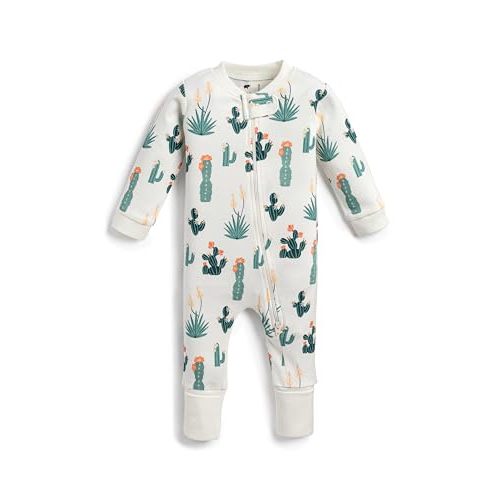 MONICA + ANDY One Piece Baby Pajamas, 100% Organic Baby Clothes for Girls and Boys, Sizes For Newborn and Infant