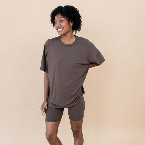 Women’s Biker Short Set in Espresso
