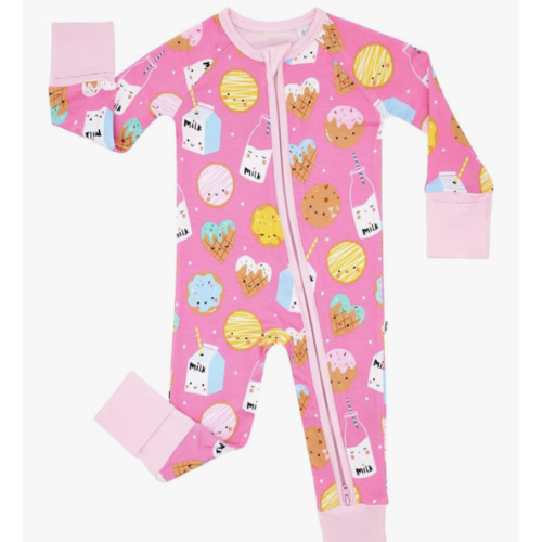 Little Sleepies Pajamas for Baby Boys & Girls, Viscose from Bamboo Baby Pajamas, Preemie & Newborn Sleepers, 2-Way Zipper PJs