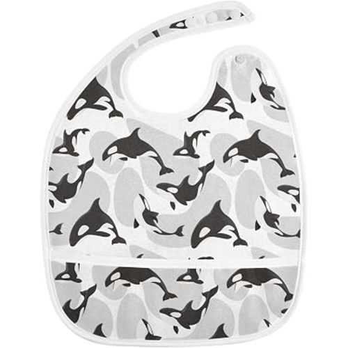 Baby Bibs Feeding Drool Bib, 1/2/5 Pack
