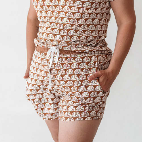 Rust Rainbows Women's Pajama Shorts - Little Sleepies