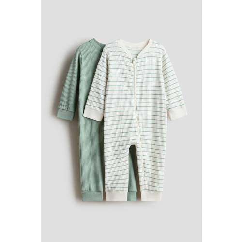 2-PACK COTTON PAJAMA JUMPSUITS